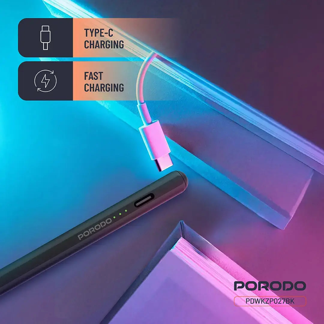 Porodo Magnetic Pen for iPad - PD-WKZP027-WH