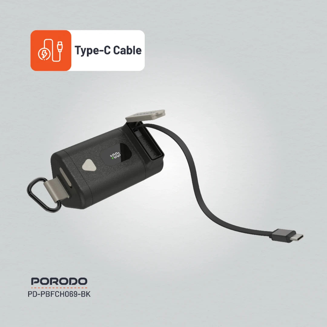 Porodo Power Bank PB069 15000mAh - PD-PBFCH069-BK