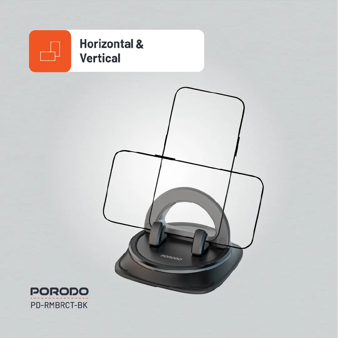 Porodo Rotatable Mobile Phone Bracket - PD-RMBRCT-BK