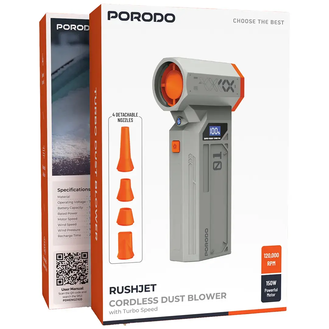 Porodo Rushjet Cordless Dust Blower - PDMENGZ1GD
