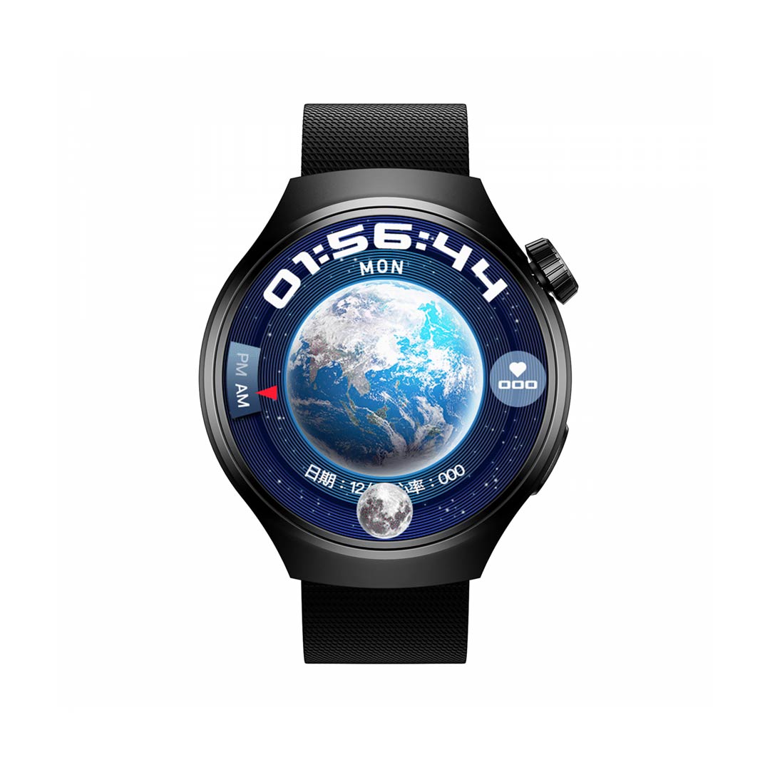 Porodo Sfera Amoled Smart Watch - PD-SFERA-BK