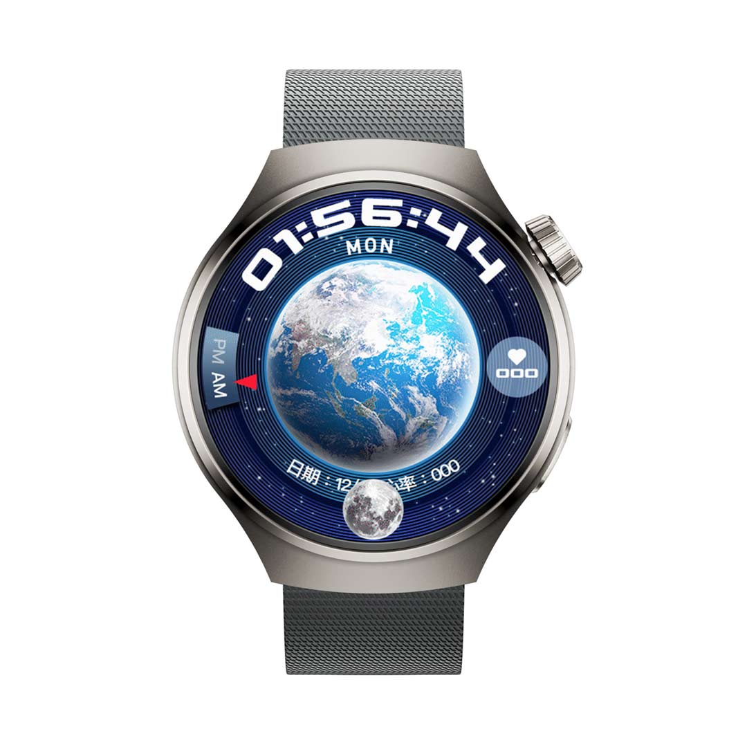 Porodo Sfera Amoled Smart Watch - PD-SFERA-BK
