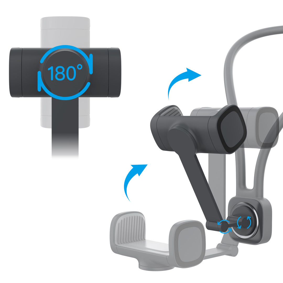 Porodo Smartphone Neck Mount - PD-NKSMS-BK