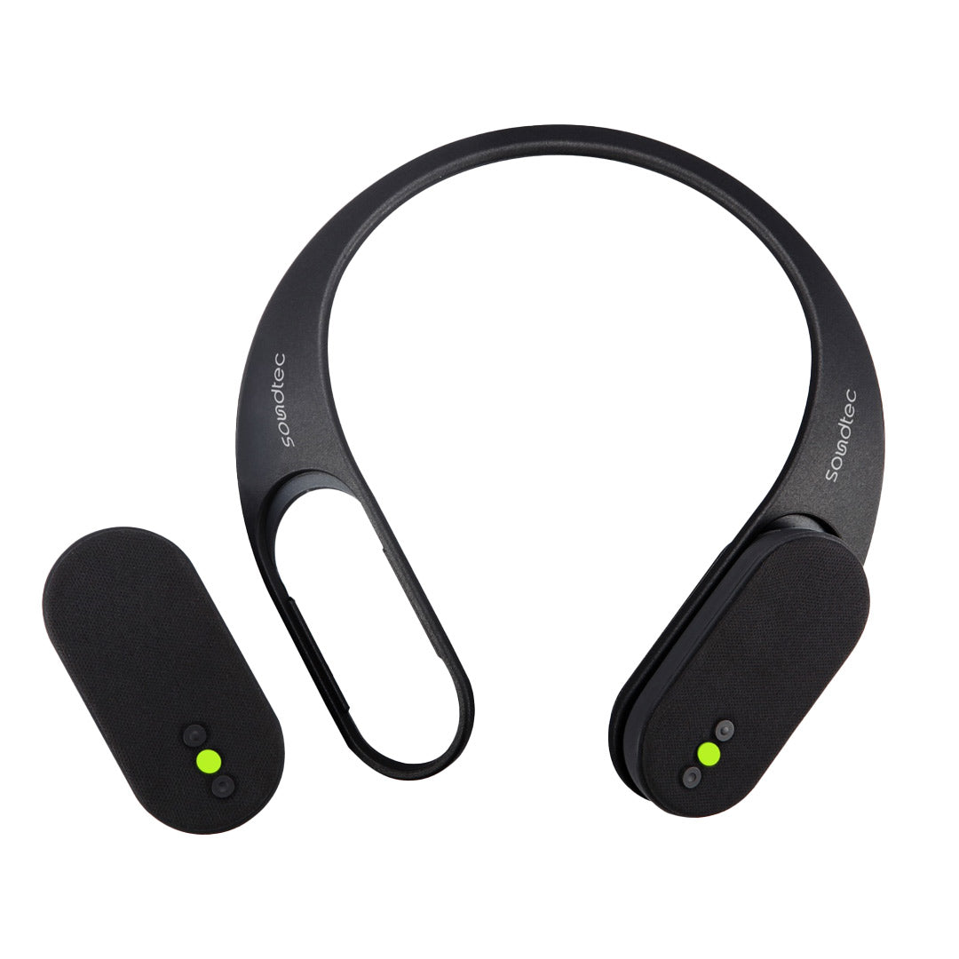Porodo Soundtec Neck Audio Wireless Speaker And Detachable Design - PD-STWLEP024-BK