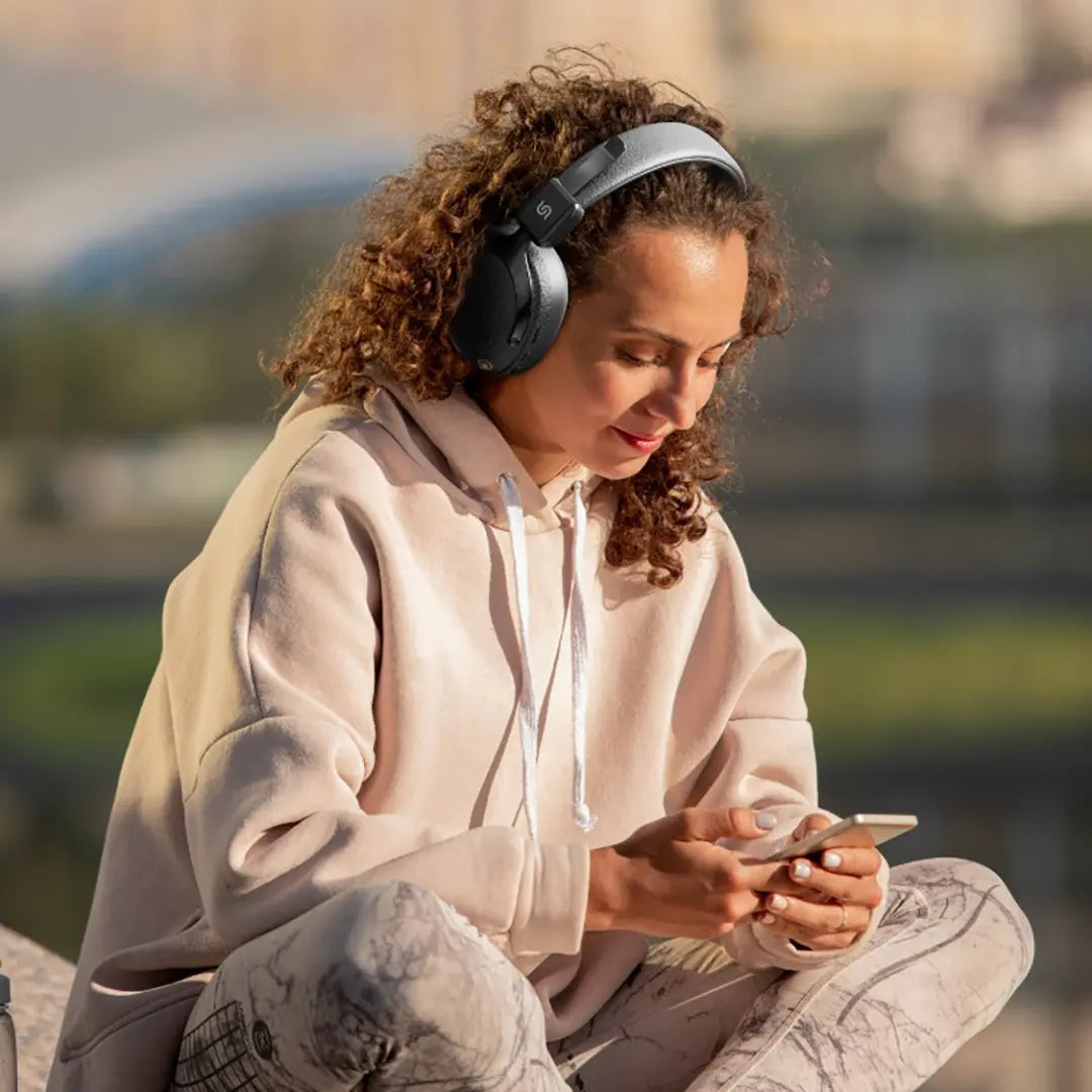 Porodo Soundtec Onyx Sonic Wireless Headphone - PDSTWLEP053BR