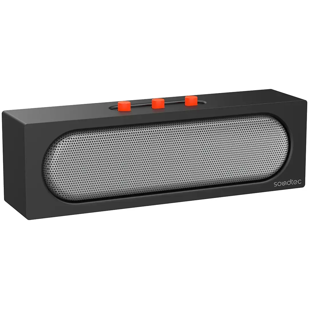 Porodo Soundtec Vibe Bar Portable Stereo Speaker - PDWBT512BK