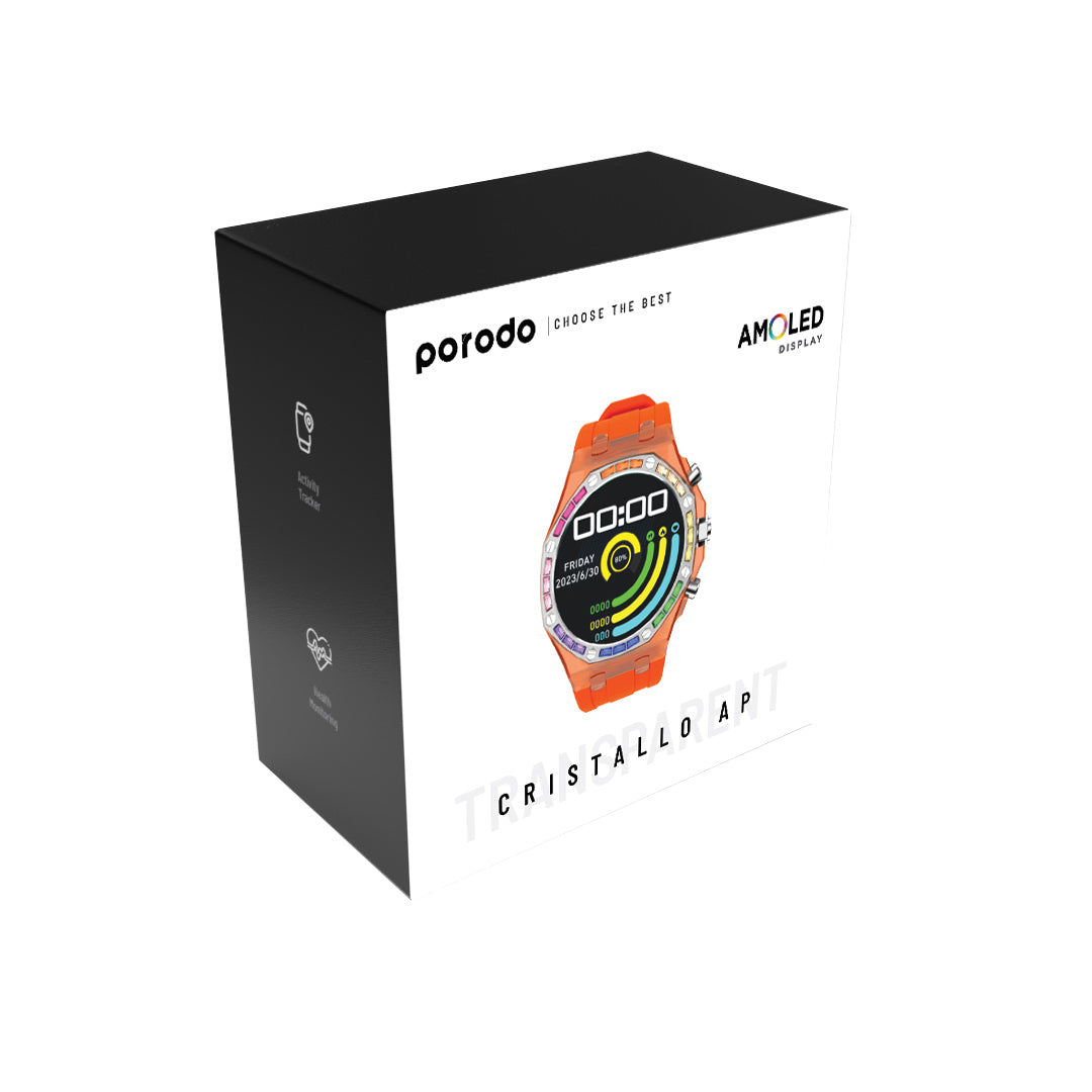 Porodo Transparent Cristallo AP - PD-CRISTALLOAPT-BU