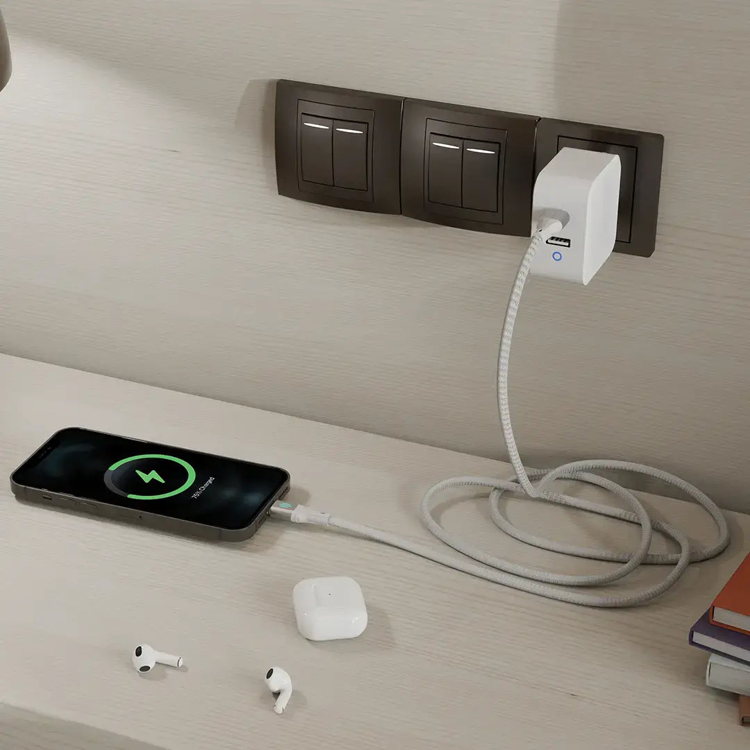 Porodo USB-C To USB-C Charging & Data Cable PD 240W - PDDC240SL