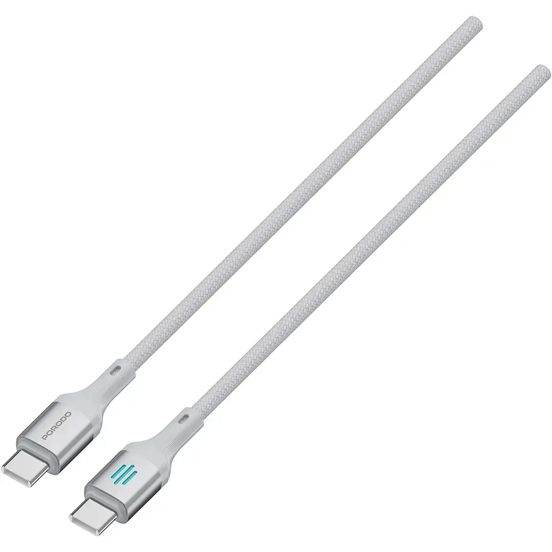 Porodo USB-C To USB-C Charging & Data Cable PD 240W - PDDC240SL