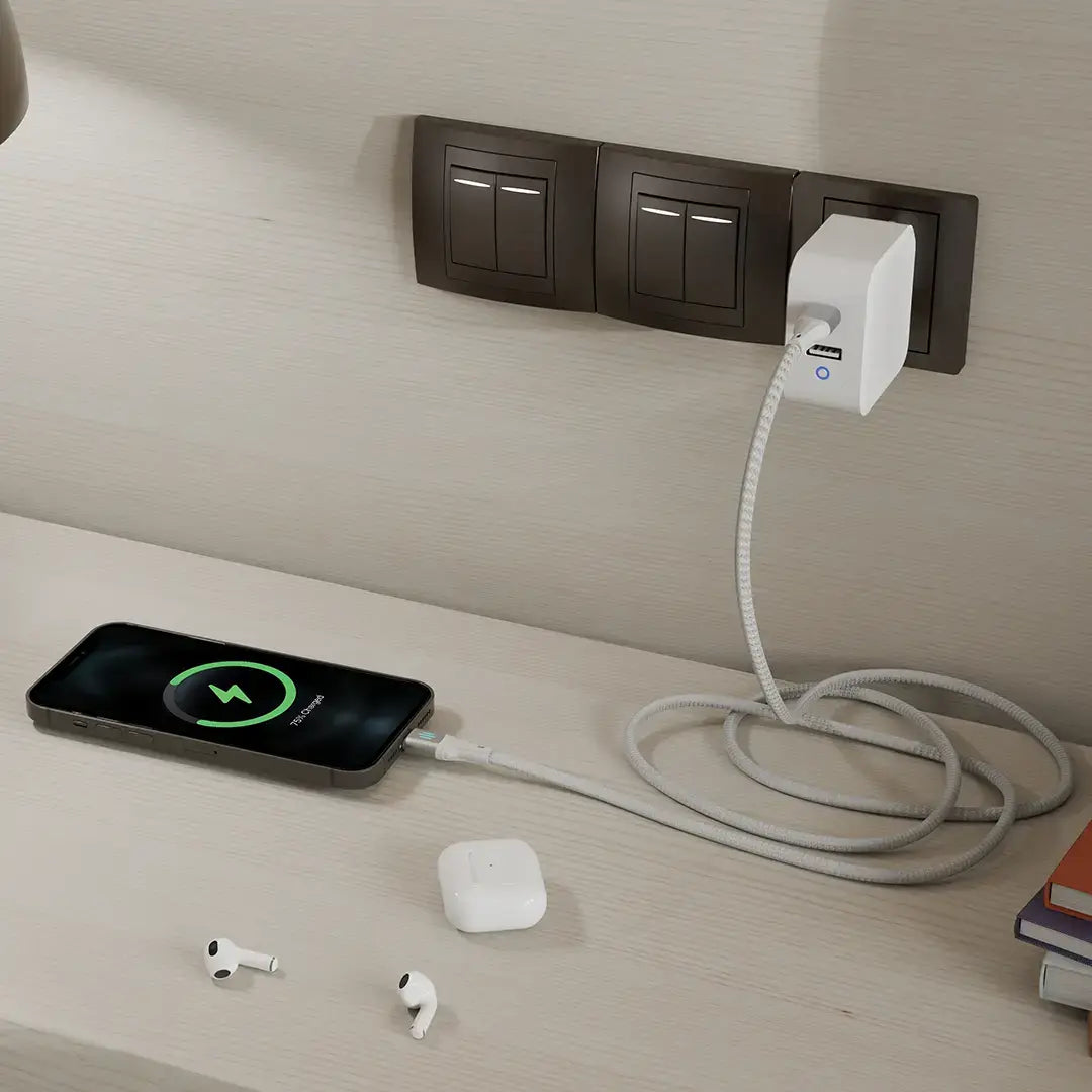 Porodo USB-C To USB-C Charging & Data Cable PD 60W - PDDC60SL