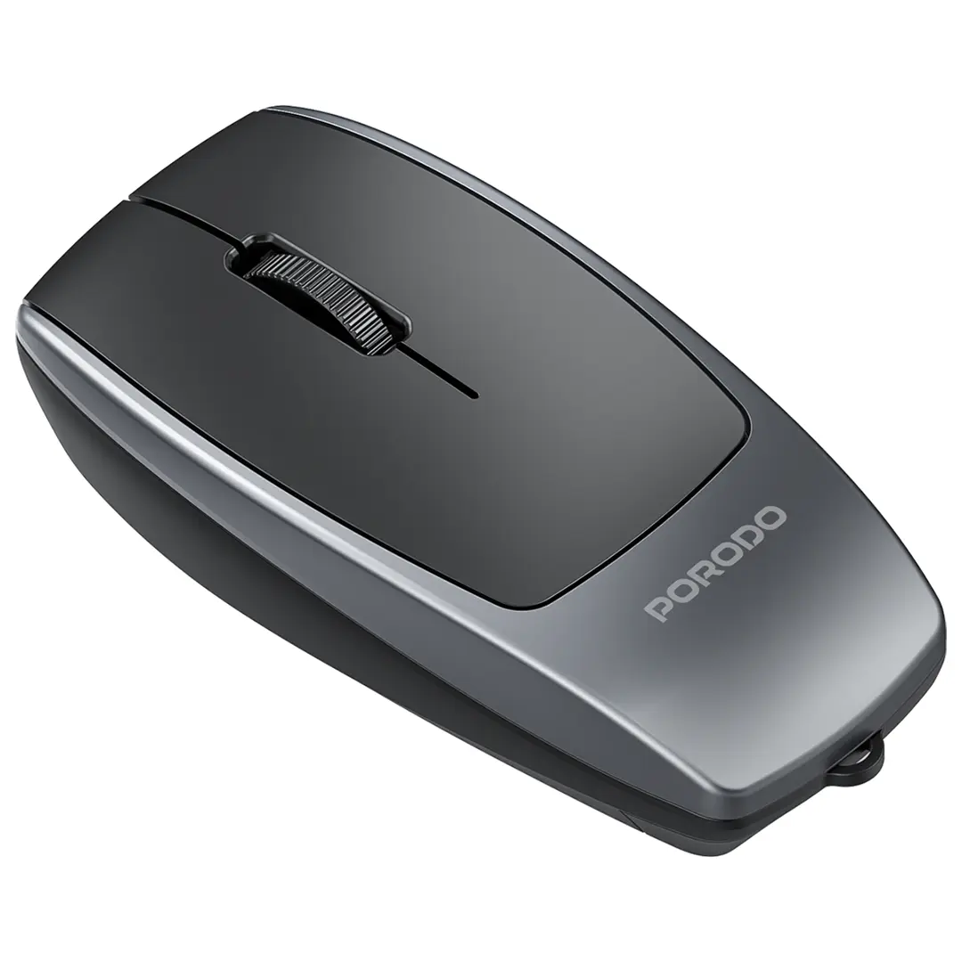 Porodo Wireless Mouse 1600DPI with Card Reader - PDM109SL