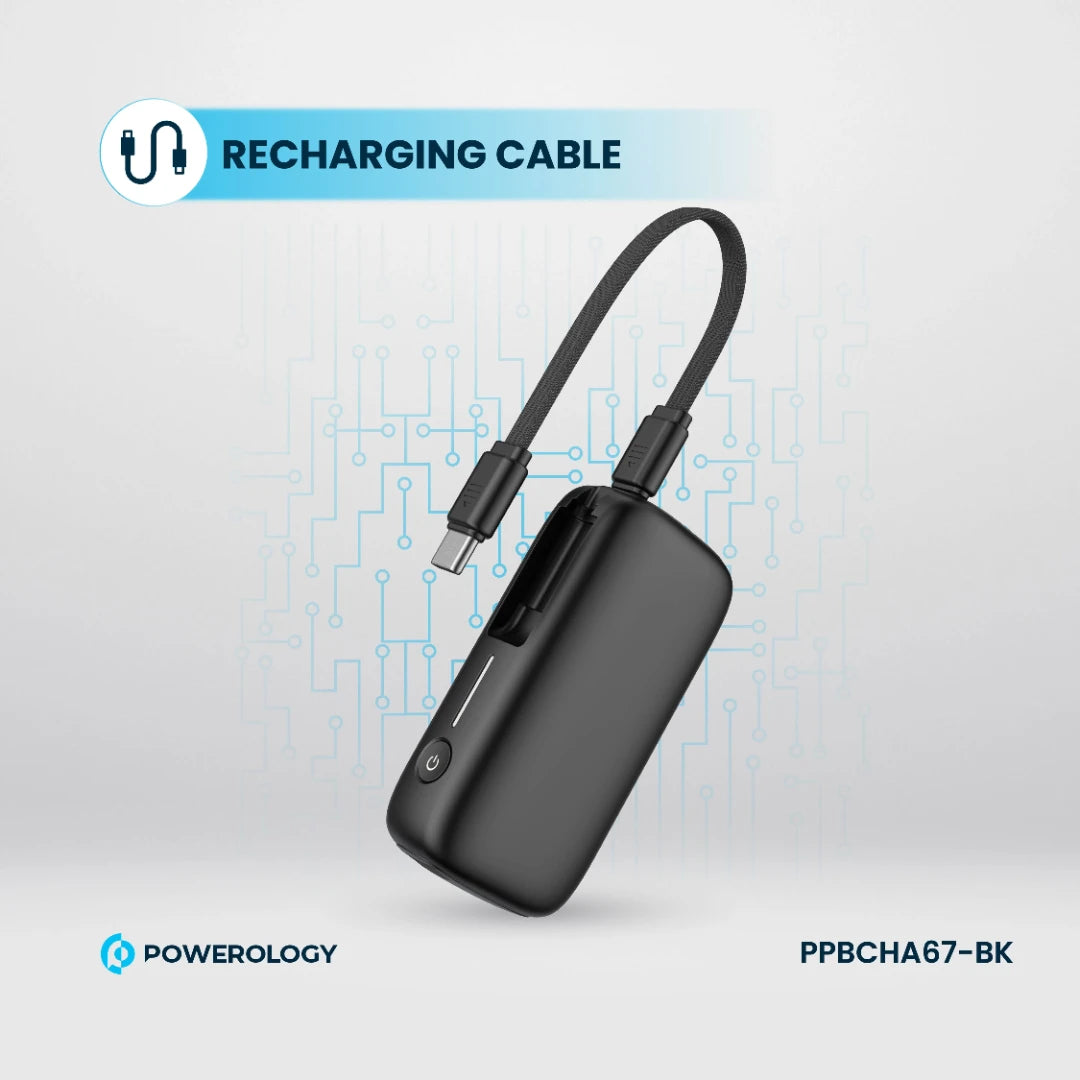 Powerology 20000mAh Power Bank - PPBCHA67BK - Black