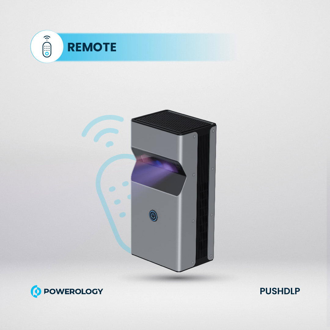 Powerology جهاز عرض DLP قصير المدى للغاية - PUSHDLP - أسود