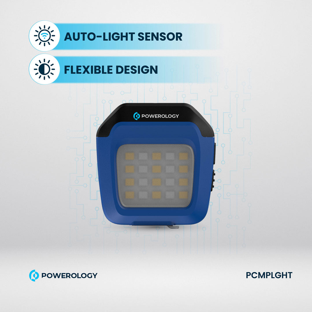 Powerology Clip-on LED Light - PCMPLGHT - Black
