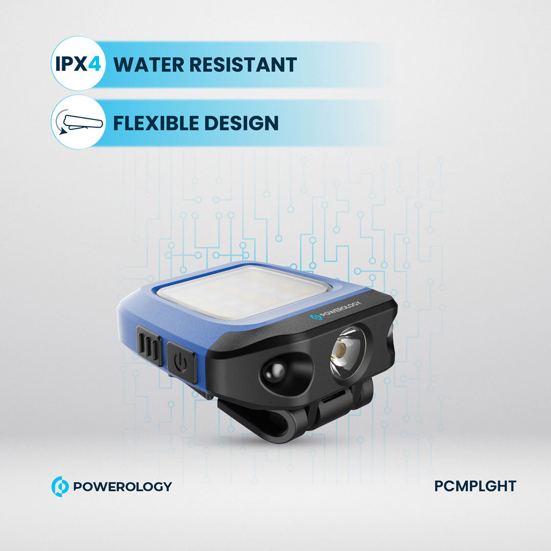 Powerology Clip-on LED Light - PCMPLGHT - Black