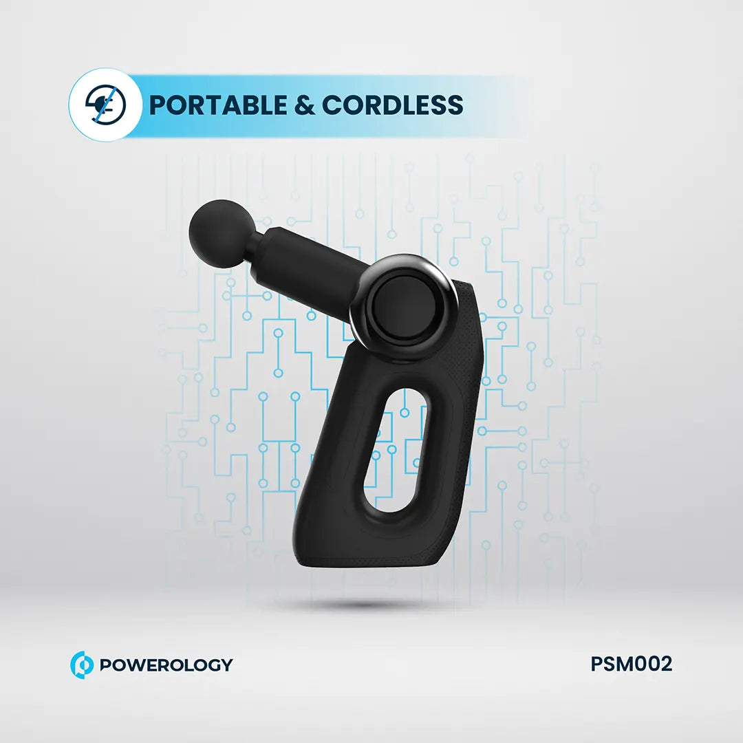 Powerology جهاز تدليك الجسم بالكامل - PSM002 - أسود