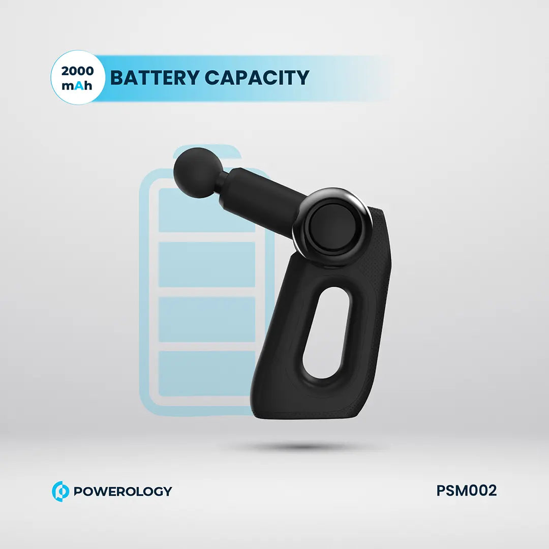 Powerology جهاز تدليك الجسم بالكامل - PSM002 - أسود
