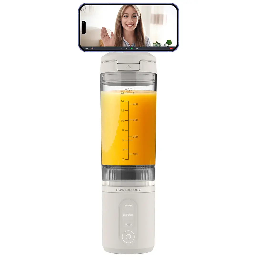 Powerology خلاط ماج بلند المحمول - PRPBB8301WH - أبيض