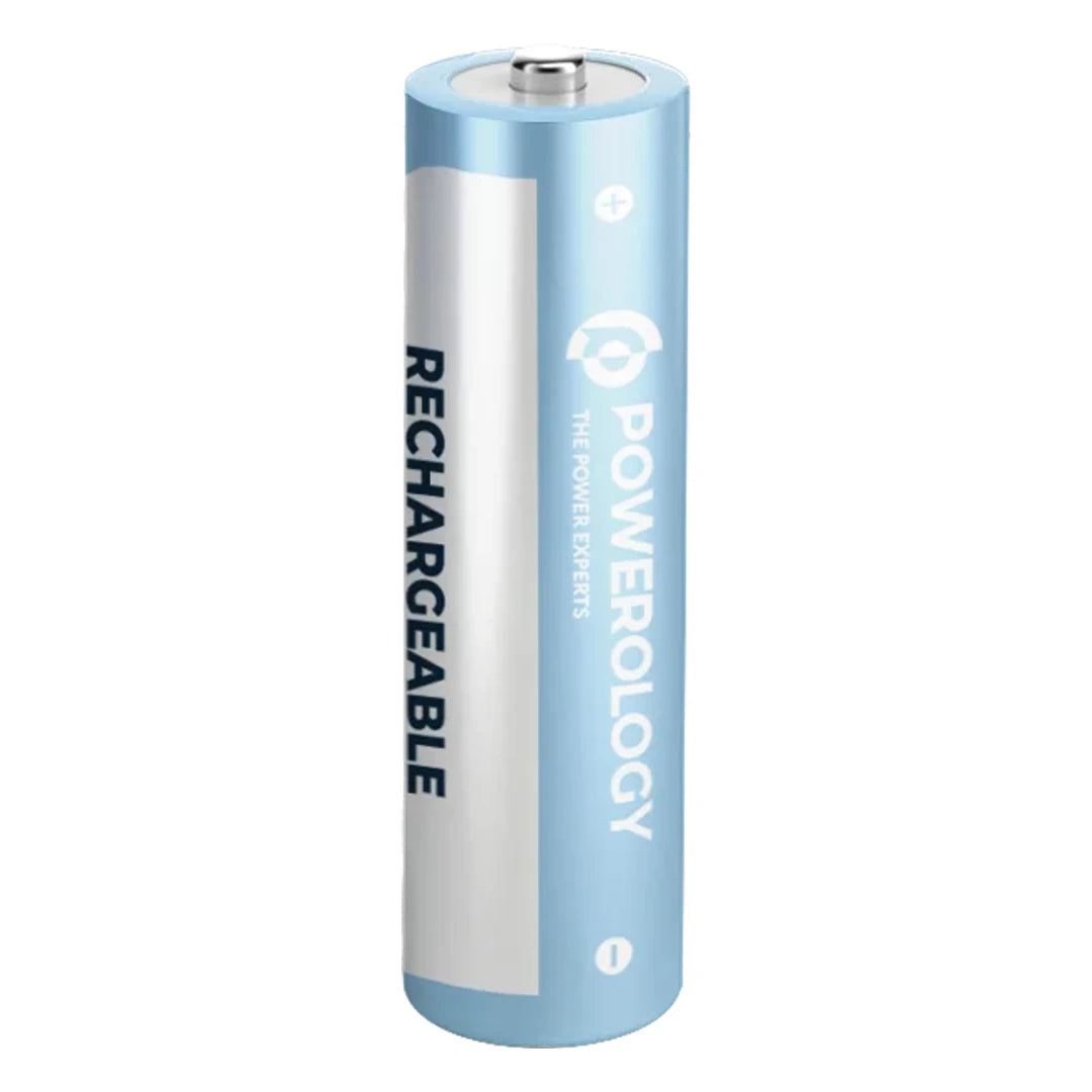 Powerology Neon charging case with 8 AA batteries