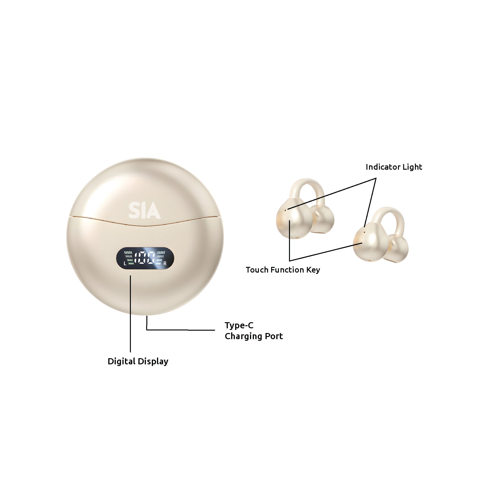 SIA Buds Air BG - BKTWSAIR