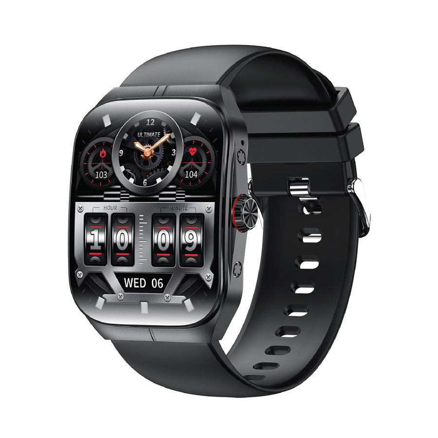 SIA WATCH EDGE Black With Two Straps - HK80