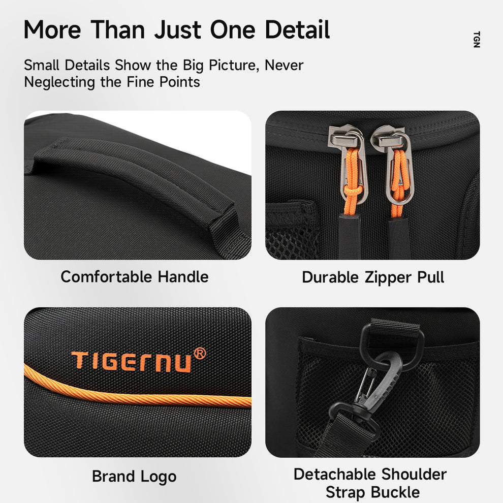 Tigernu T-S81196 13L Insulated Cooler Bag - Black
