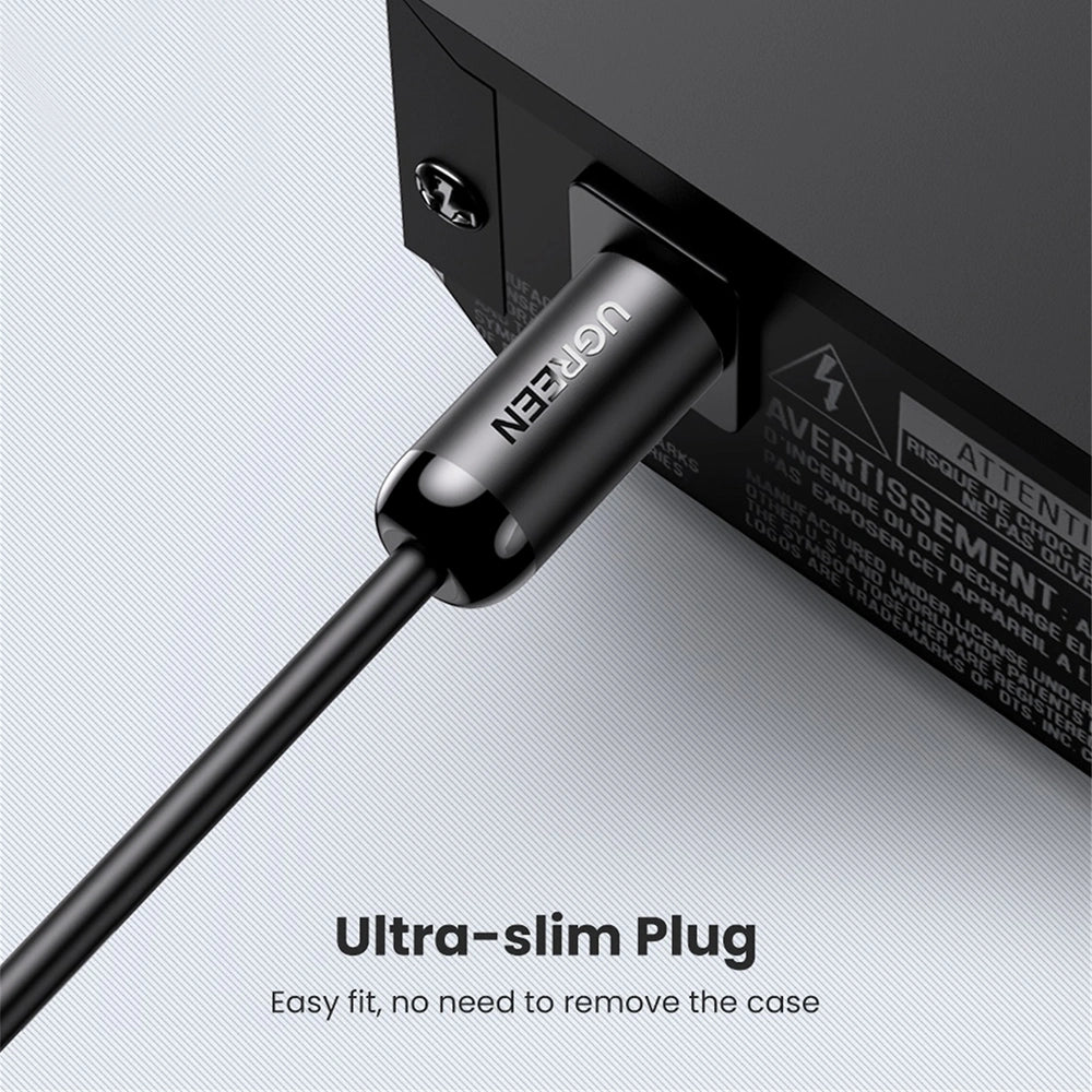 UGREEN TosLink Optical Audio Cable 2m (Black) - AV122