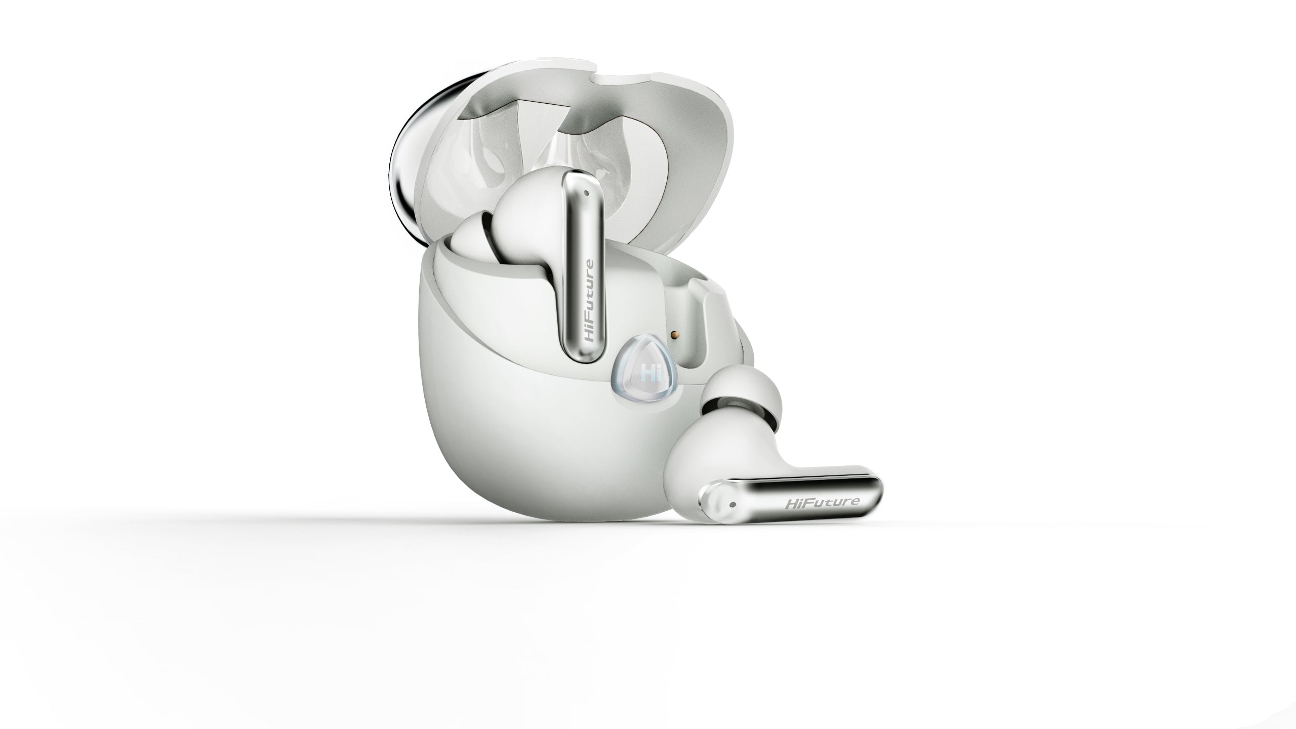 سماعات أذن HiFuture SonicAir Trendy ENC TWS - بيضاء