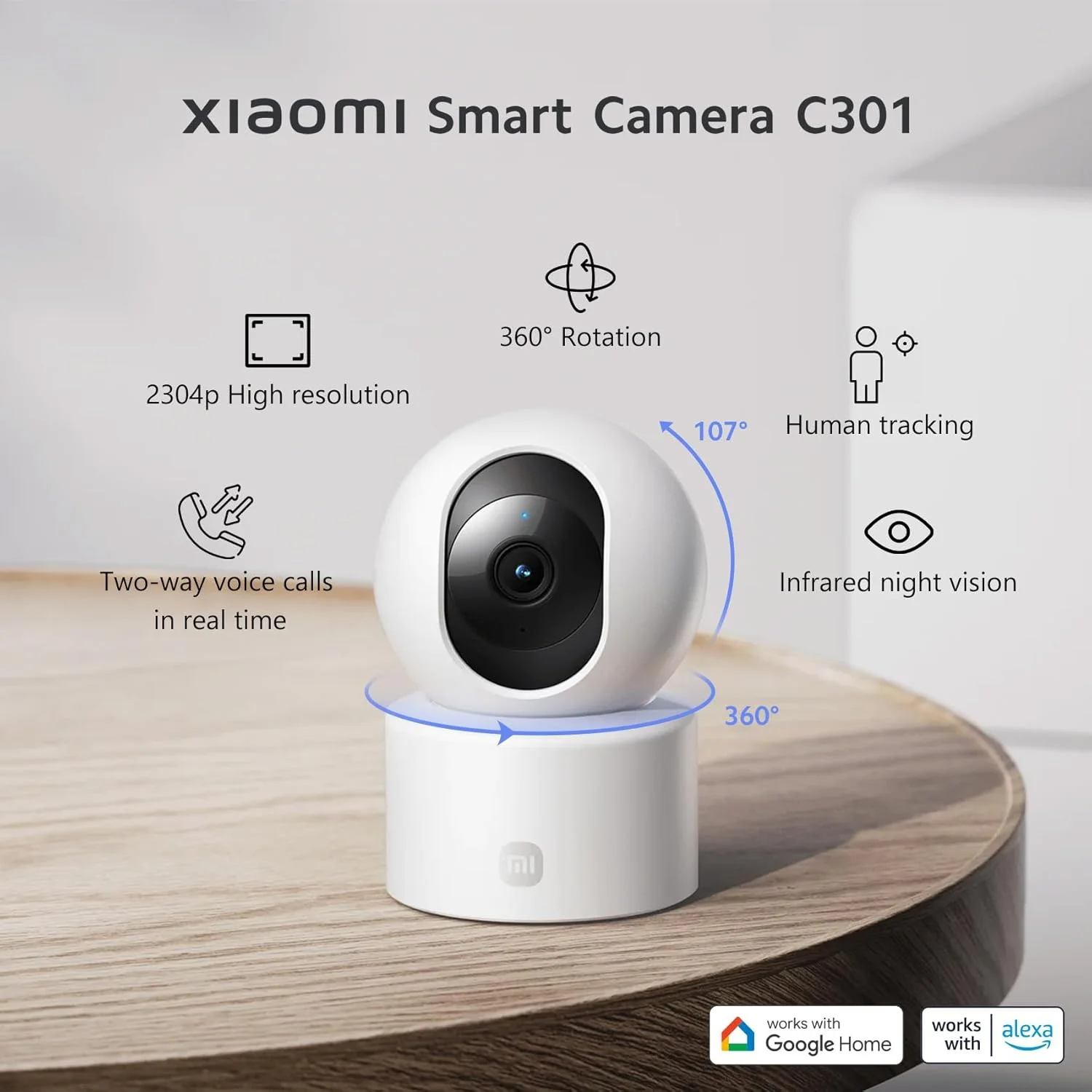Xiaomi Smart Camera C301 – 3MP (2K)