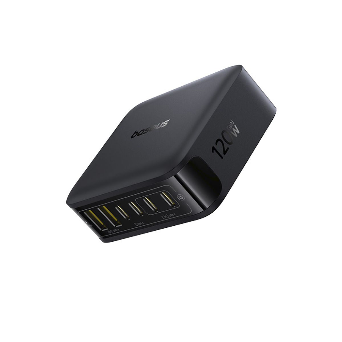 Baseus EnerFill FH21 محطة شحن مكتبية 4C+2U بقدرة 120 واط - أسود كوزميك
