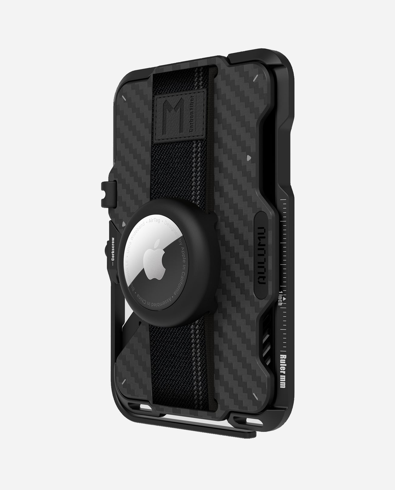 AULUMU G03 Multi-Tool Magnetic Metal Wallet Carbon Cover - Carbon Fiber