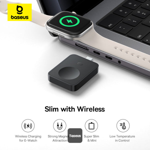 Baseus MagPro Magnetic Wireless Charger for E-Watch 2.5W – Black
