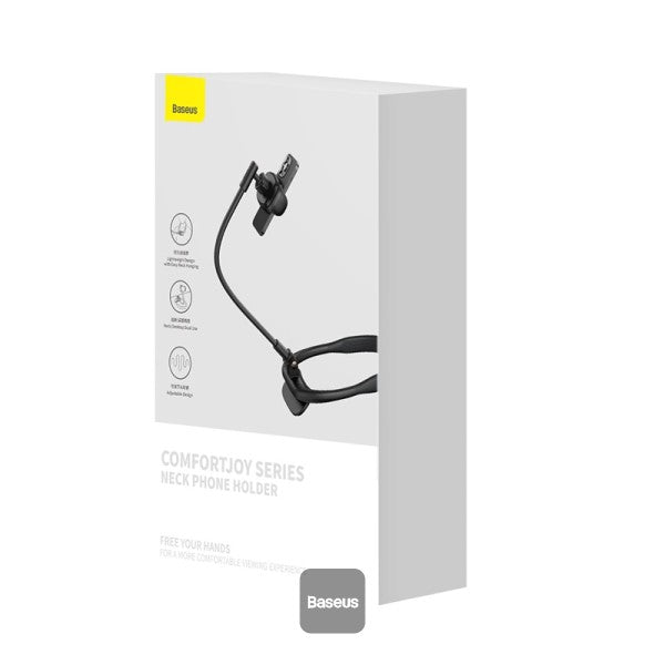 Baseus ComfortJoy Neck Phone Holder – Black