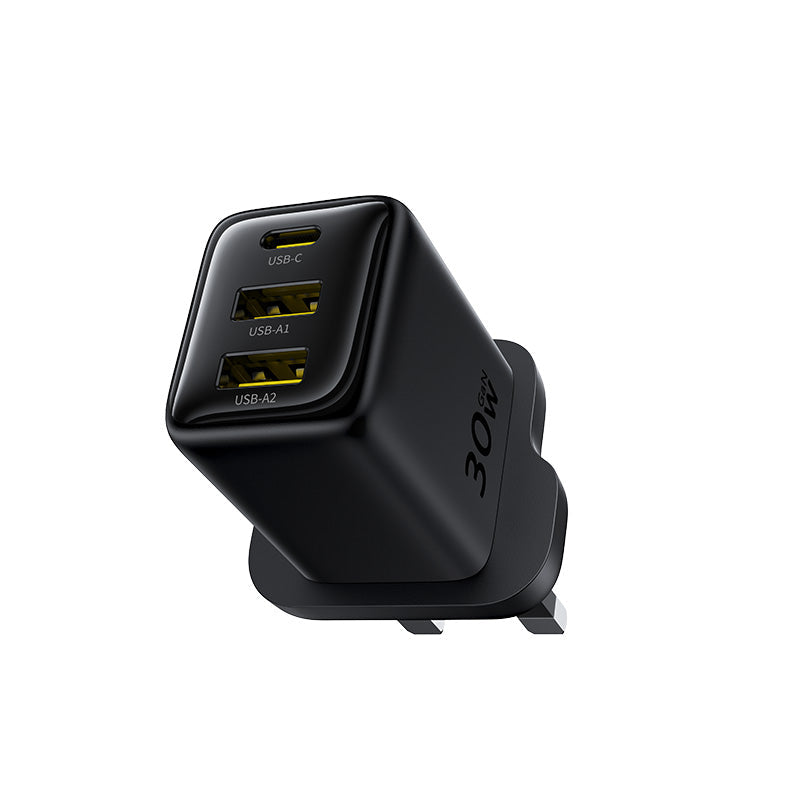 Baseus EnerFill FN11 Fast Charger 2U+C 30W - E0121M03 - Cosmic Black