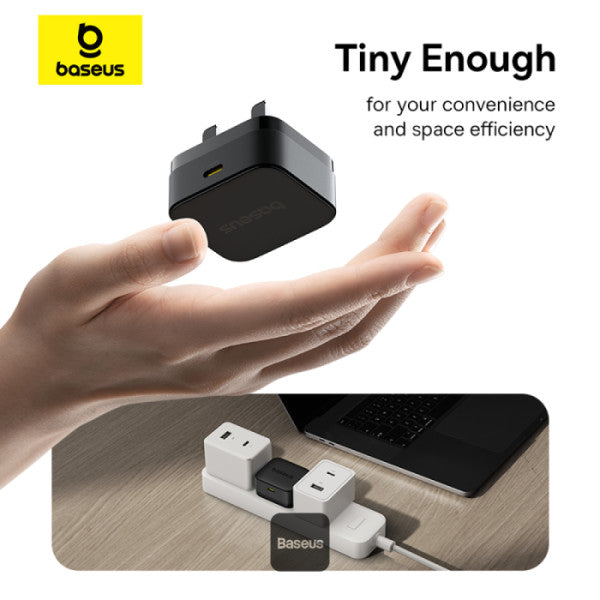 Baseus Palm 1C 20W Fast Charger – Black (UK)