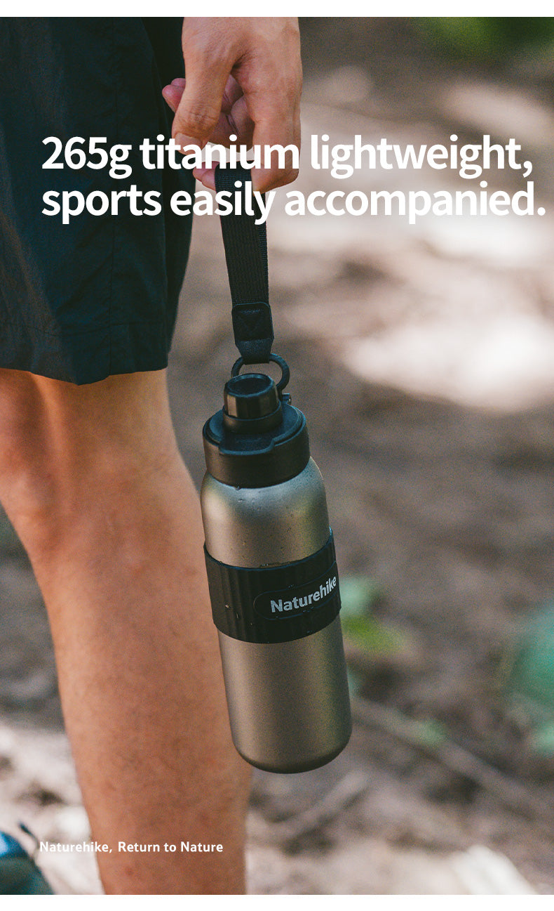 Naturehike Chasing Wind Titanium Sports Bottle - Space Ash