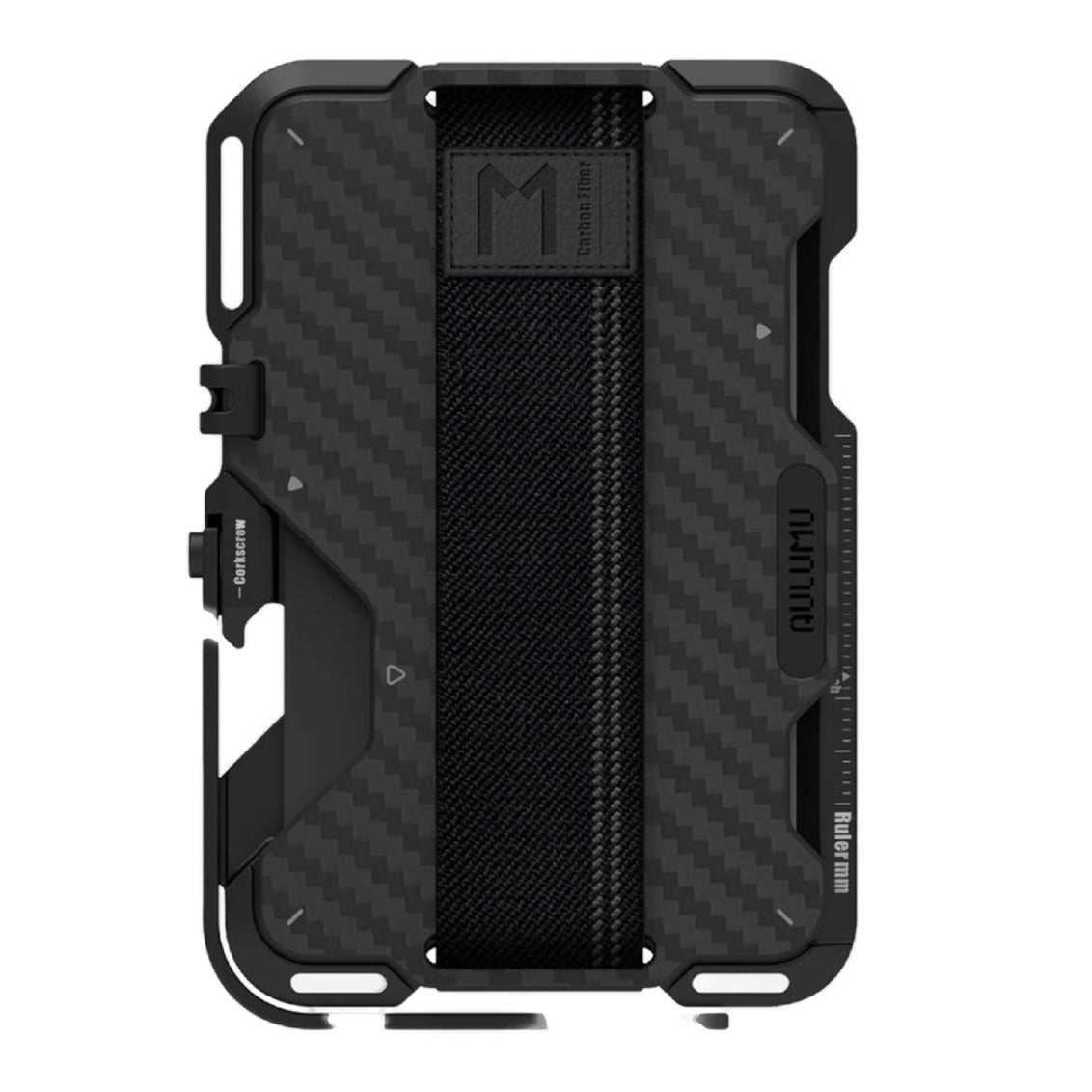 AULUMU G03 Multi-Tool Magnetic Metal Wallet Carbon Cover - Carbon Fiber