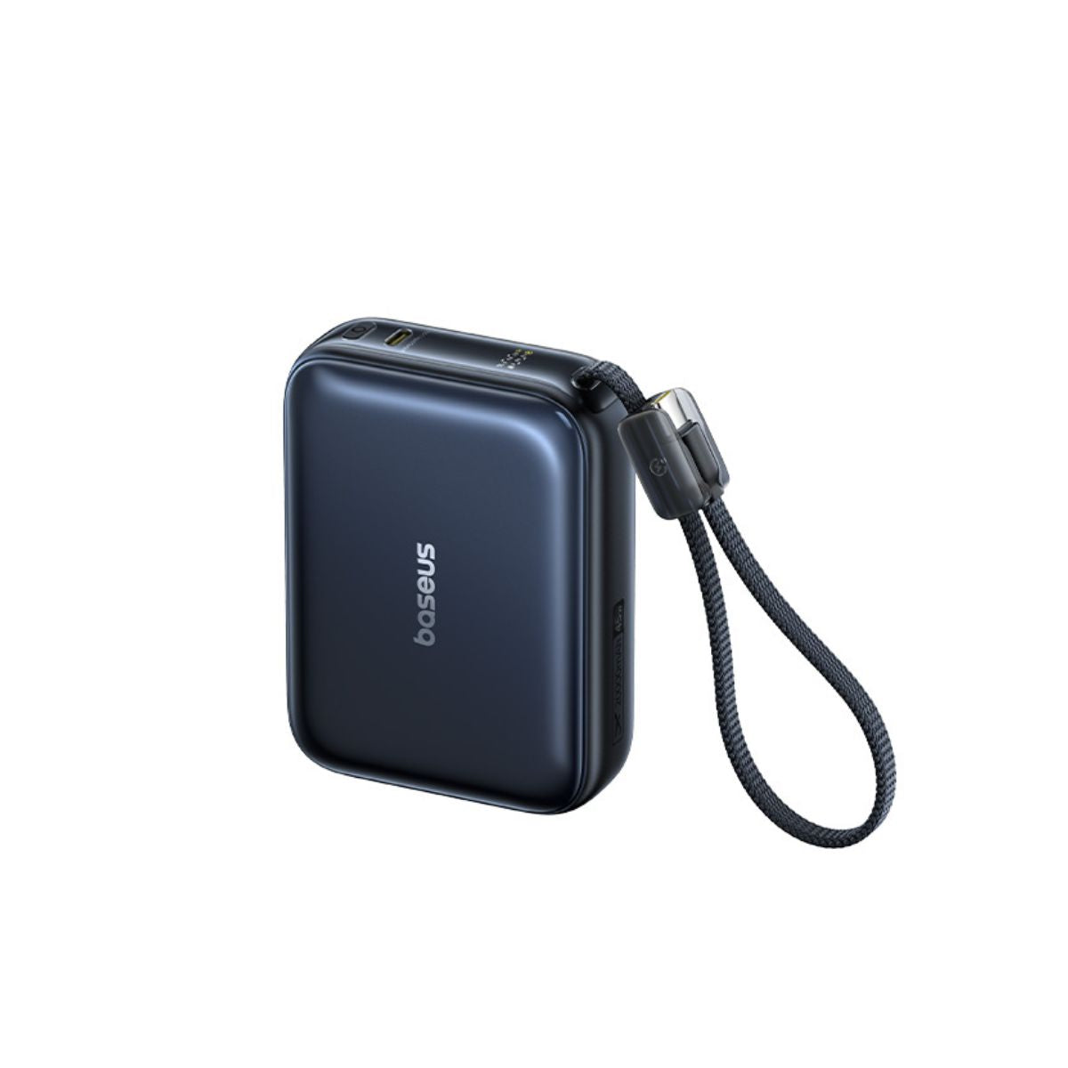 Baseus PicoGo AC22 Ultra Mini Power Bank With Built-in USB-C Cable 20000mAh 45W -Cosmic Black