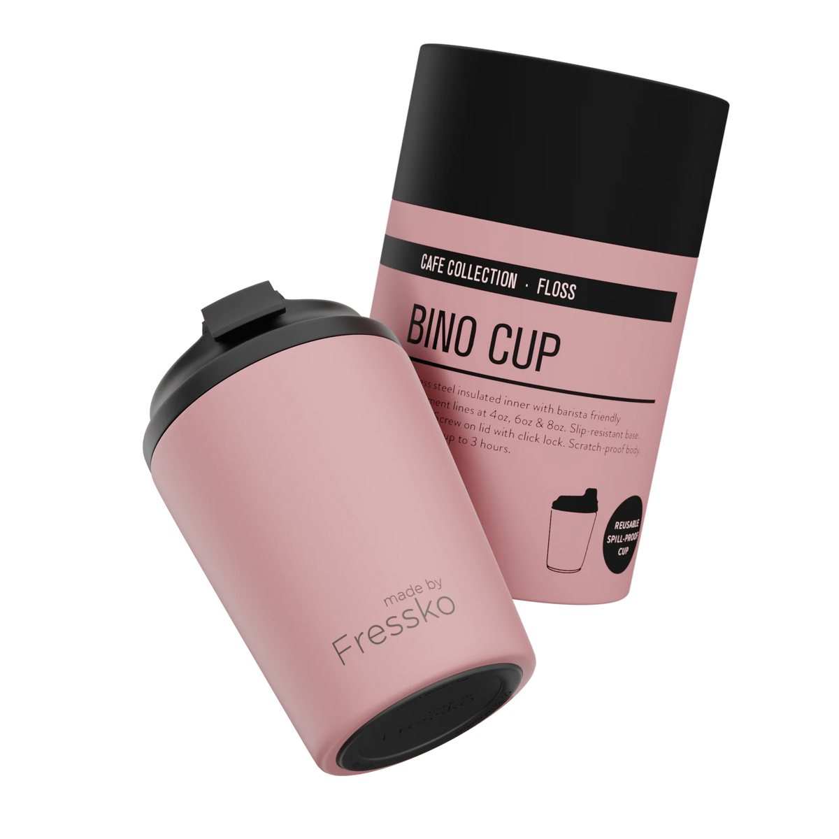 FRESSKO Bino 227ml / 8oz Cup - Ceramic - Floss