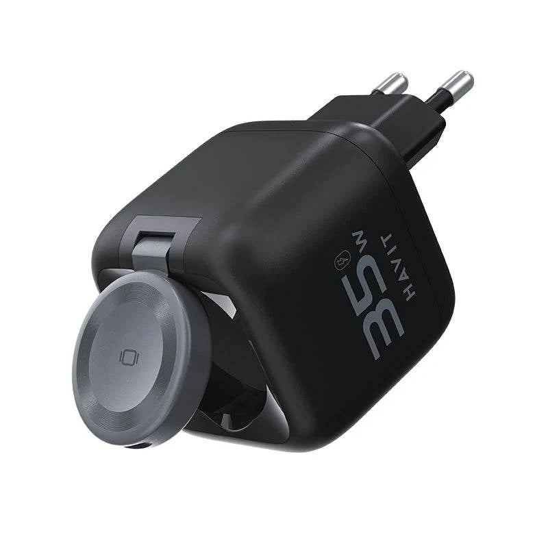 HAVIT A-UK Wall cgarger 35W +USB-C Cable BLK\GRY - UC250