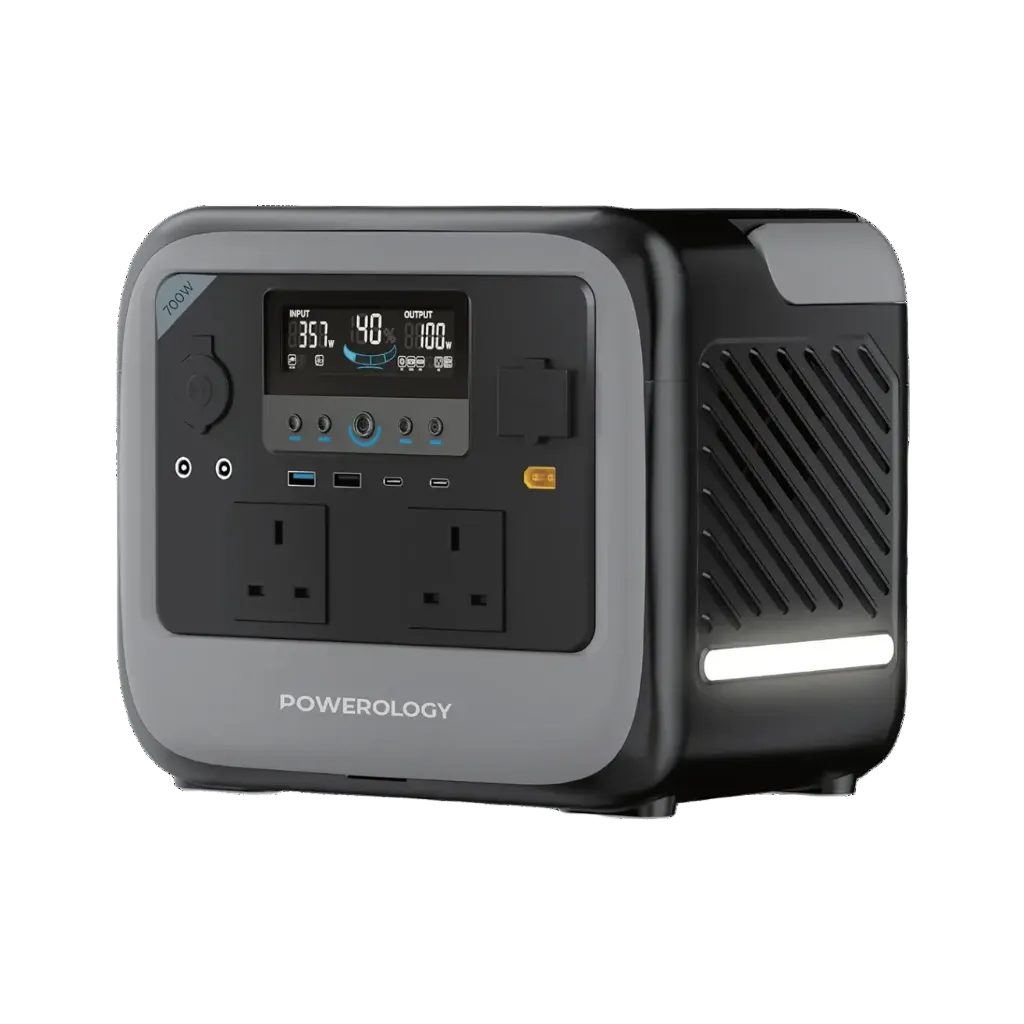 Powerology Pater II Portable Power Station 700W - Gray