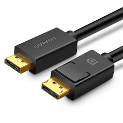 UGREEN كابل DisplayPort ذكر إلى ذكر 4K بطول 3 متر أسود - DP102
