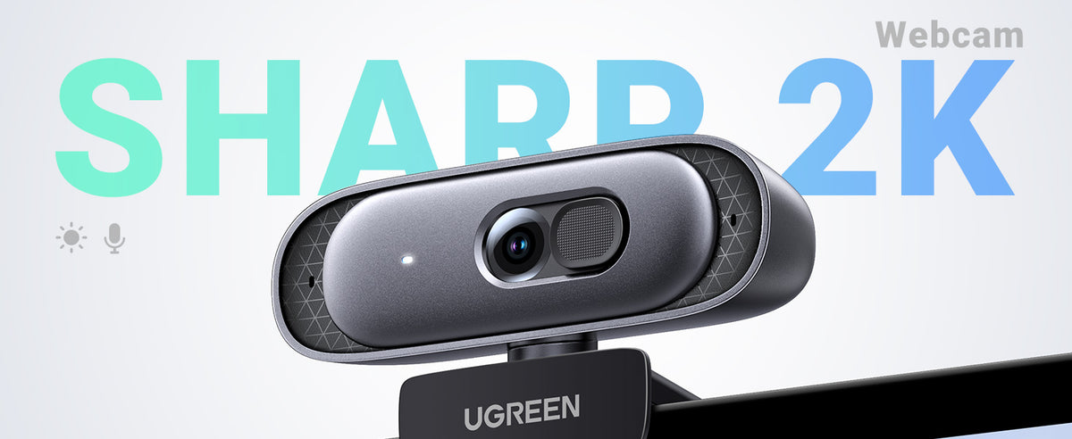 UGREEN كاميرا ويب USB HD أسود - CM778