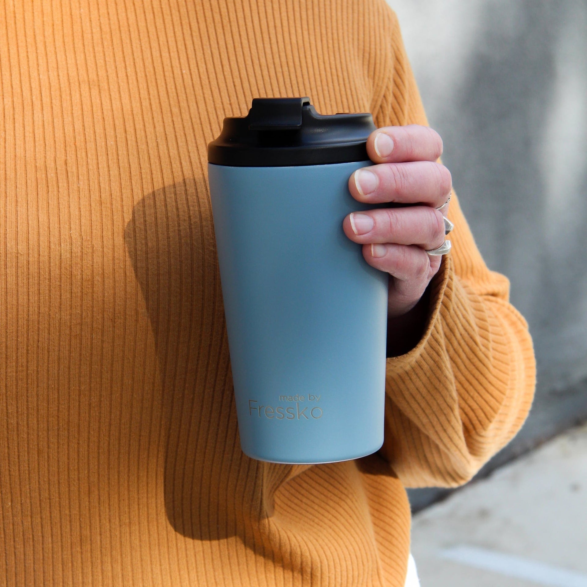 Fressko Grande 475ml / 16oz Cup - Stainless Steel - River