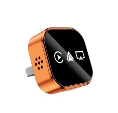 JASCO Wireless CarPlay (4 in 1 Wireless Adapter) - Cosmic Orange