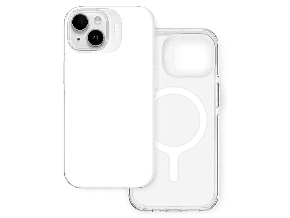 MOFT جراب Snap (MagSafe) لهاتف iPhone 15 Pro - أبيض - MD011-1-i15pro
