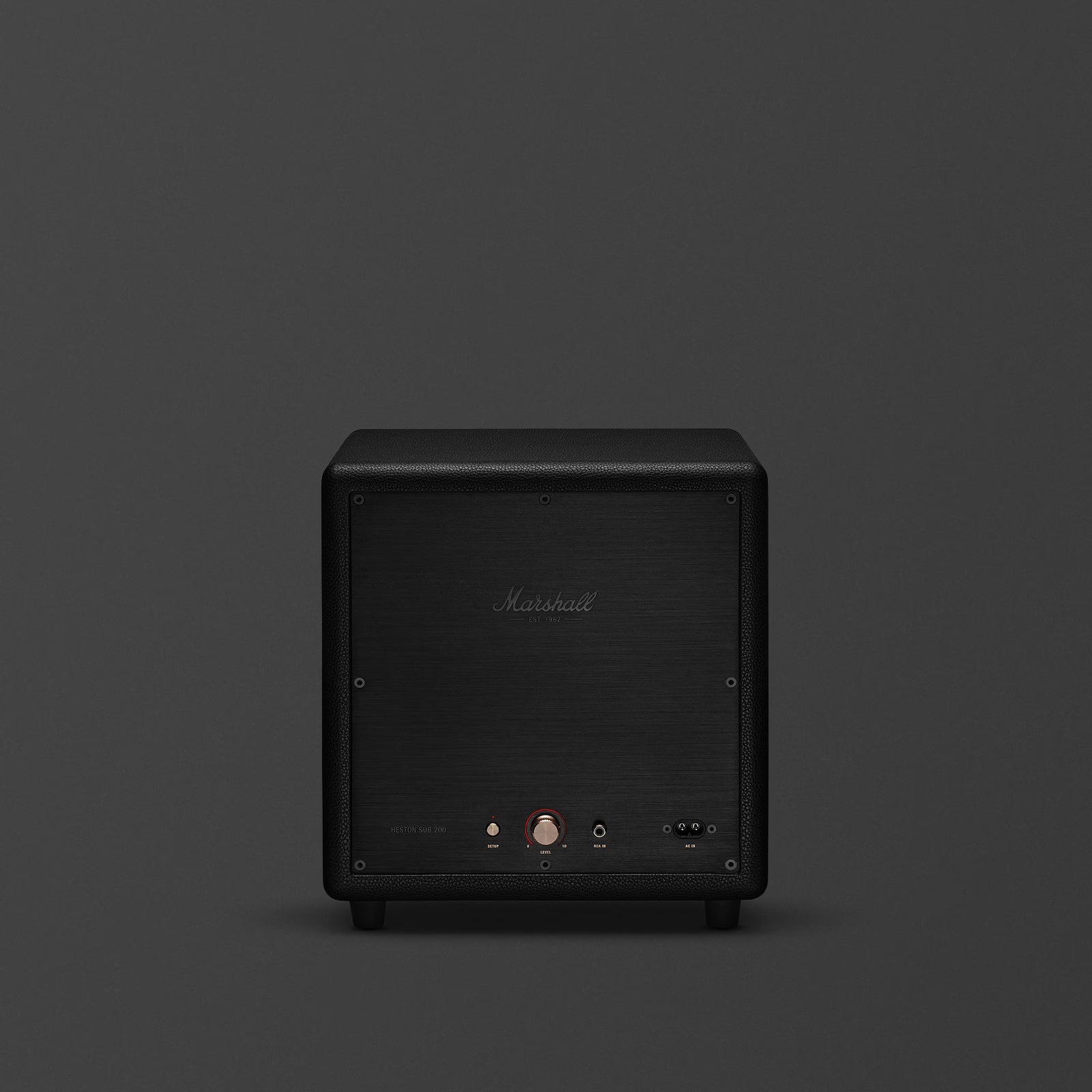 Marshall سماعةصب لاسلكية محمولة مع تقنية بلوتوث – لون أسود - HESTONSUB200BLK