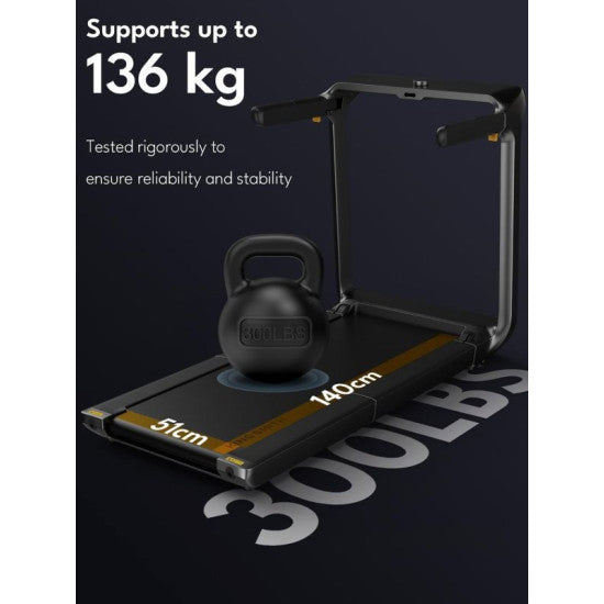 Foldable Treadmill X218 with max. speed 16km/h with 1.75 brushless motor, with side armrest WP510B4