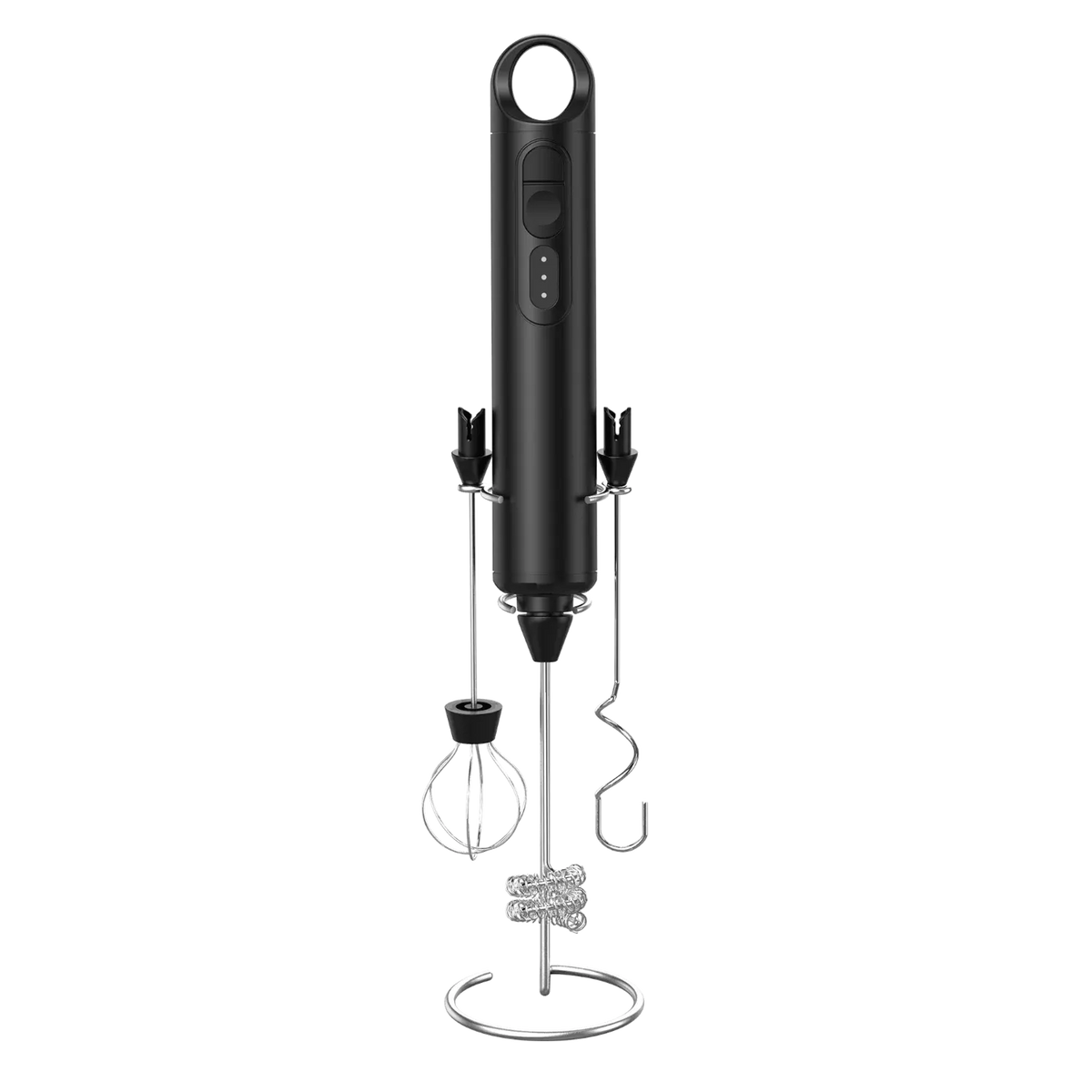 LePresso Forthmate 3-in-1 Milk Frother with Interchangeable Whisks