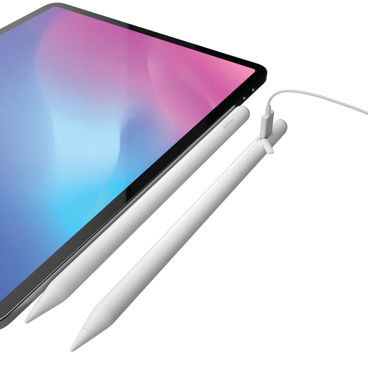 قلم PAWA نورا الذكي برفض راحة اليد - أبيض